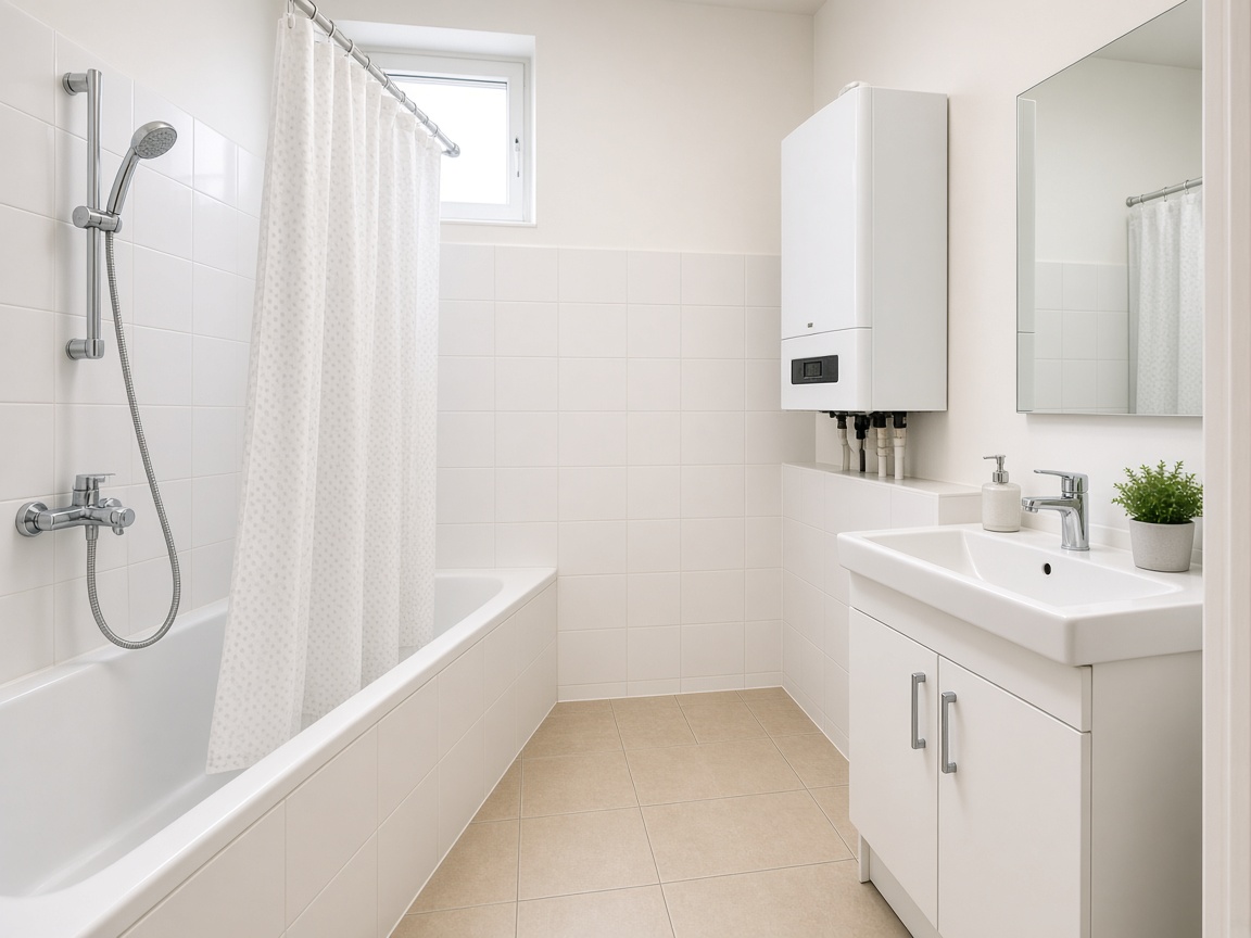 Aşıkpaşa’da 2+1 kiralık daire – Banyo