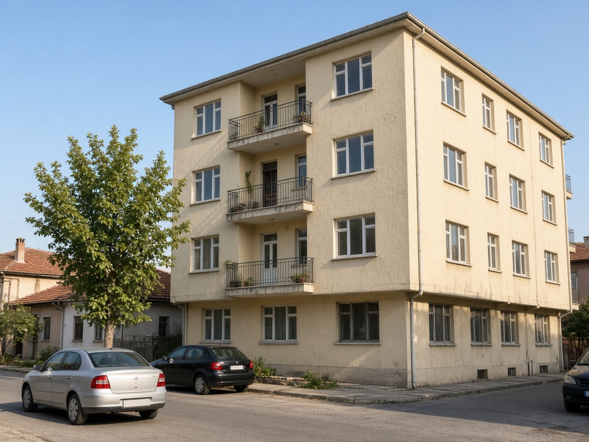 Aşıkpaşa’da 2+1 kiralık daire – Bina dış cephe