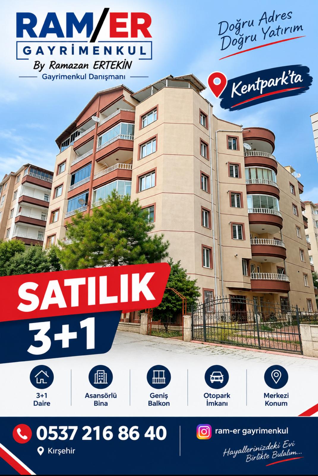 KENTPARKTA SATILIK DAİRE